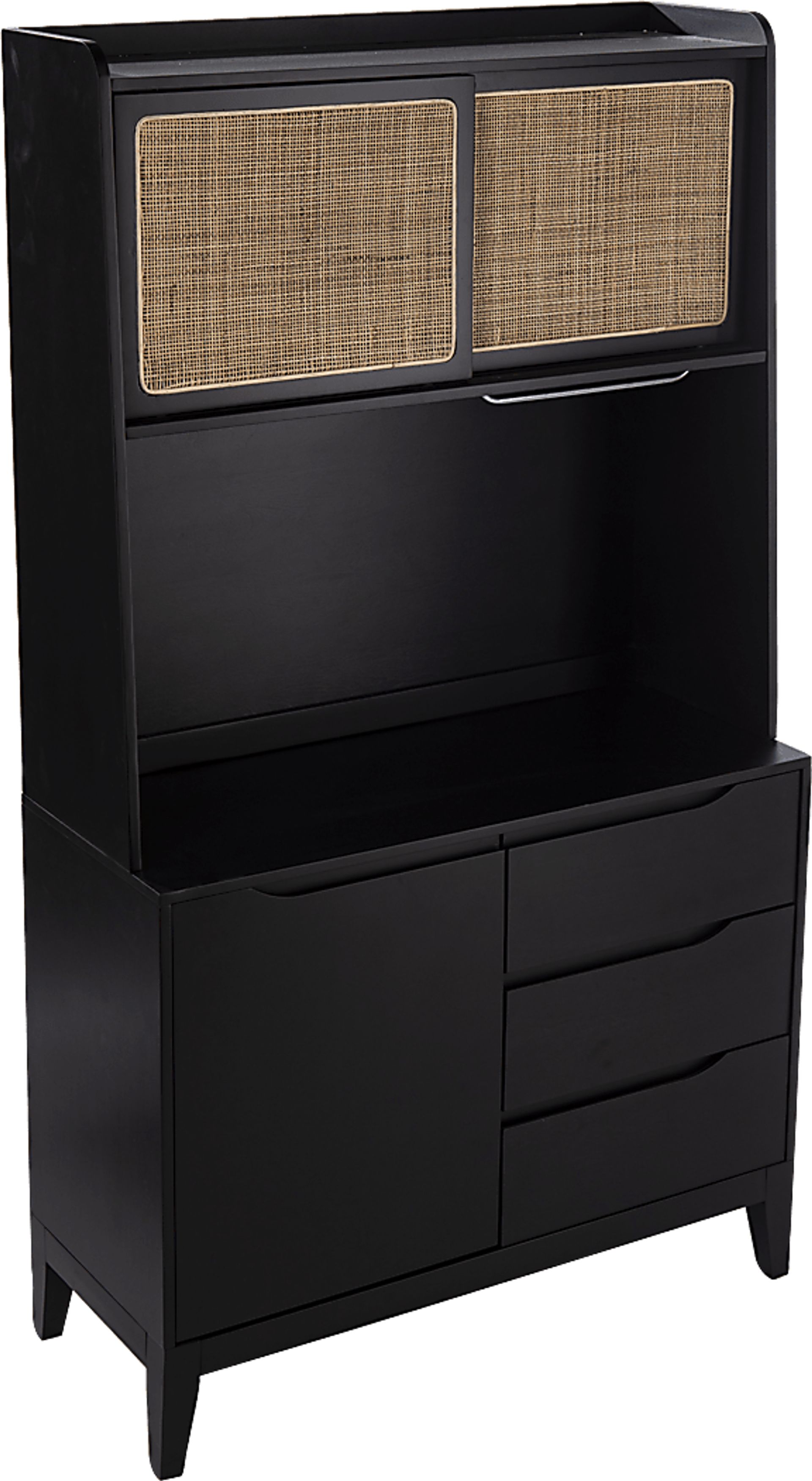 Interparke Black China Cabinet - Image 1