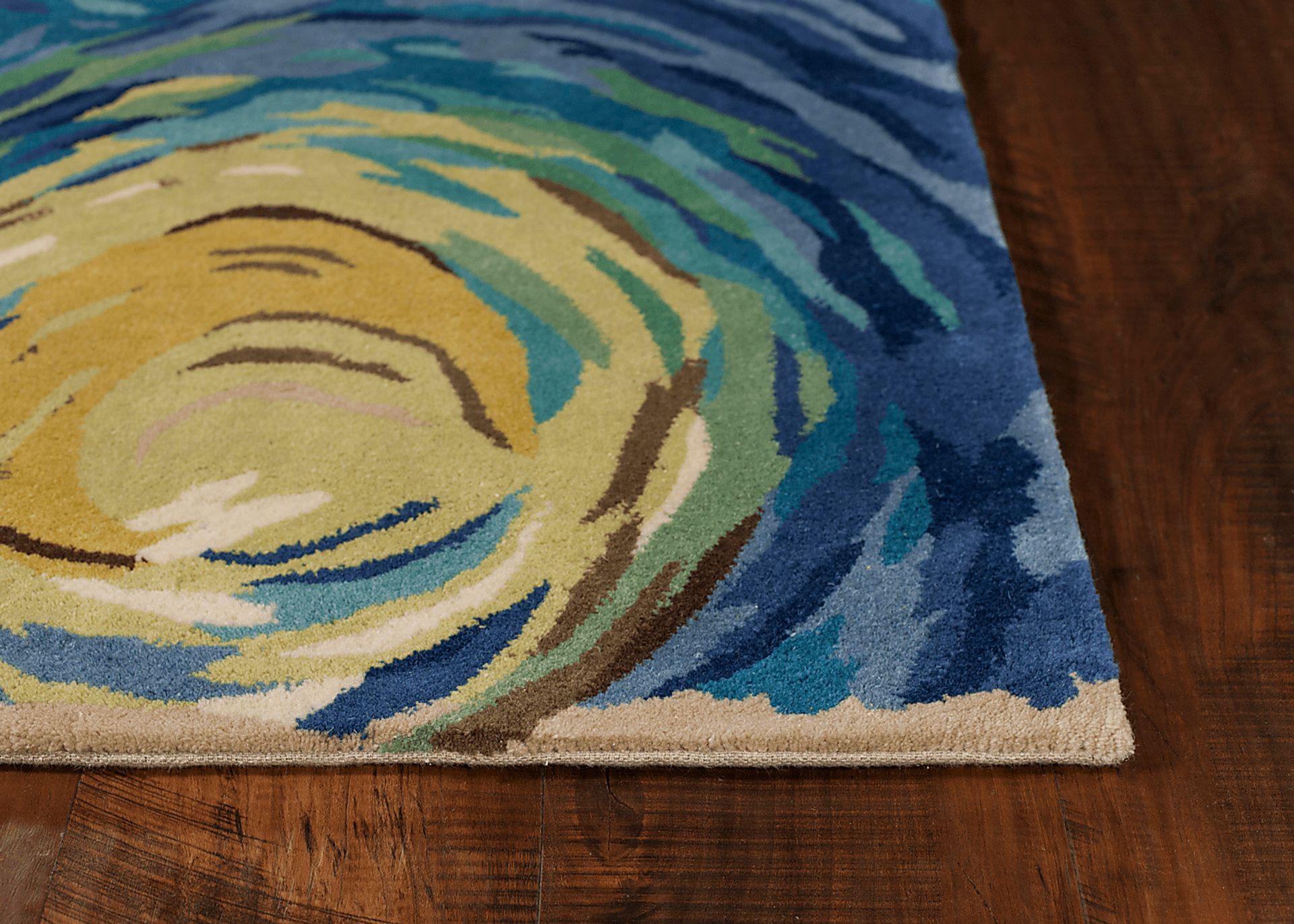 Interstellar Nights Blue 7'9 x 9'9 Rug - Image 2