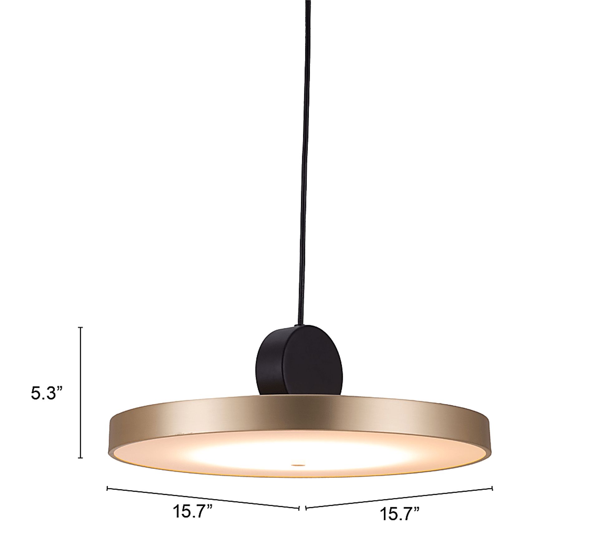 Intrepid Island Gold Chandelier - Image 11