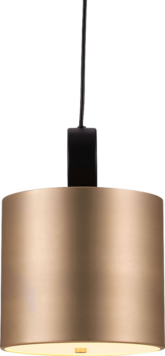 Intrepid Island Gold Pendant