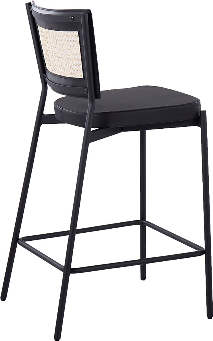 Inverary Black Counter Height Stool, Set of 2