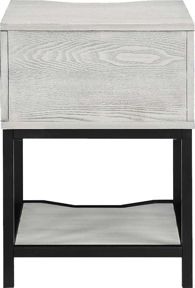 Inverleigh White End Table - Thumbnail - Image 3