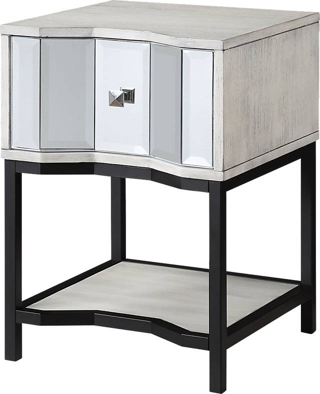 Inverleigh White End Table - Thumbnail - Image 1