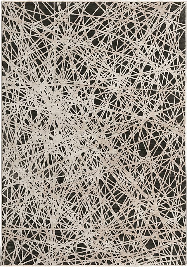 Invermere Black 5' x 8' Rug - Thumbnail - Image 1