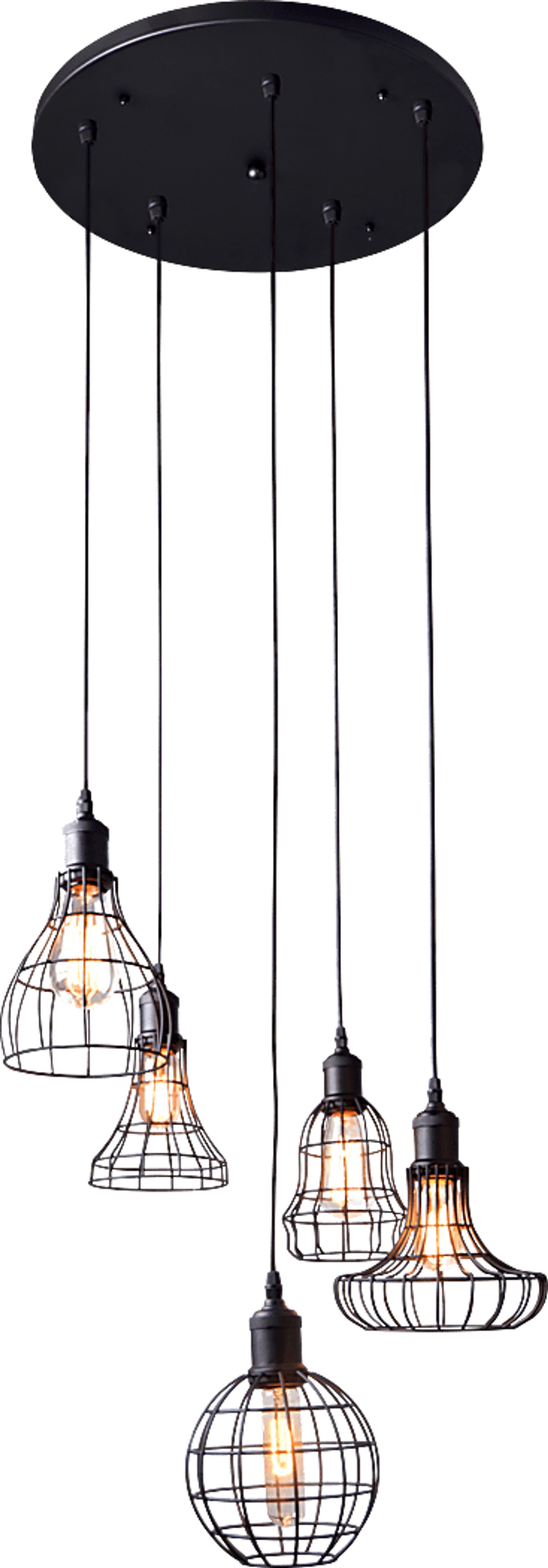 Inversheil Black Chandelier - Image 2