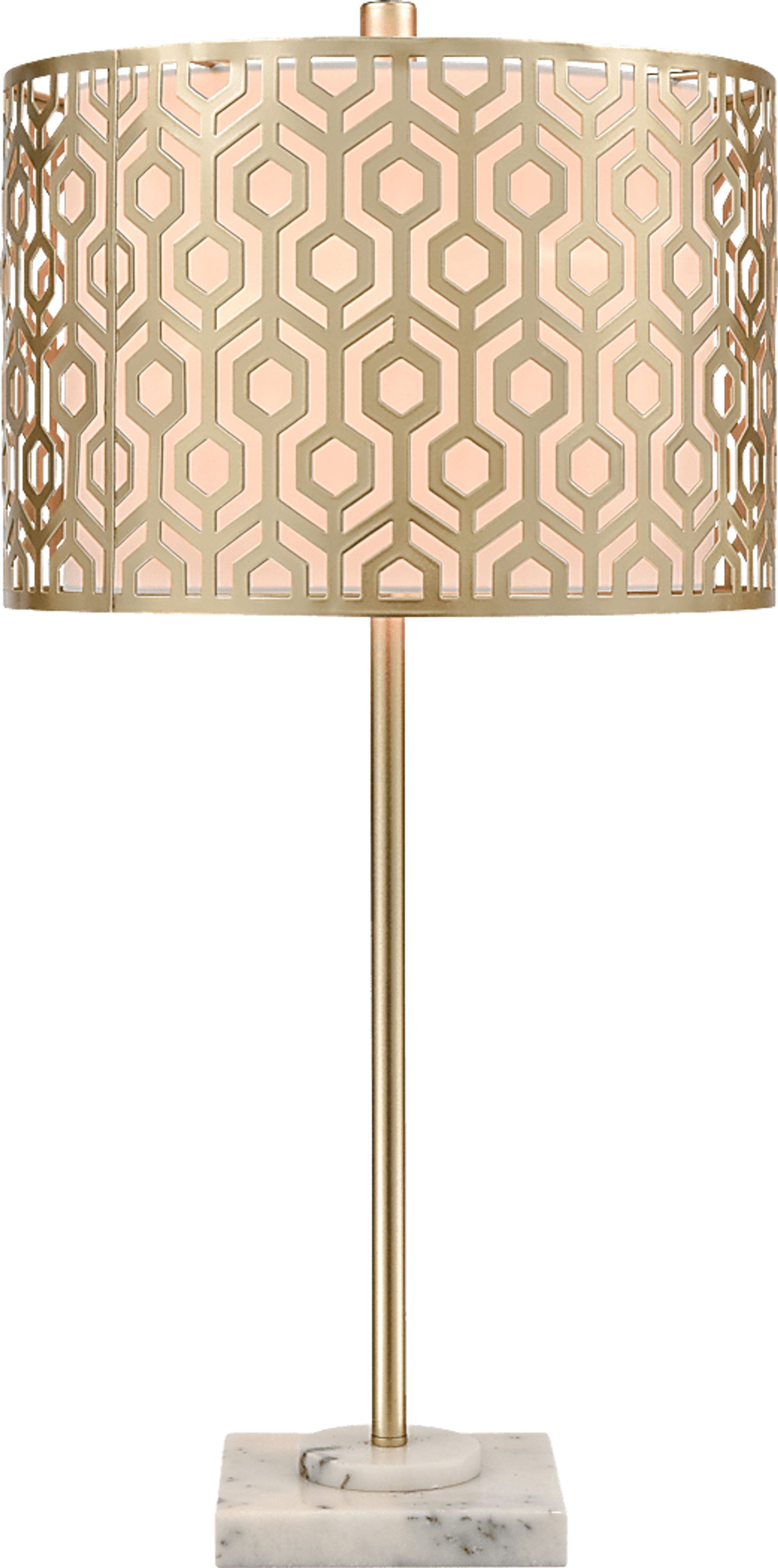 Inwood Shade Gold Lamp - Image 1