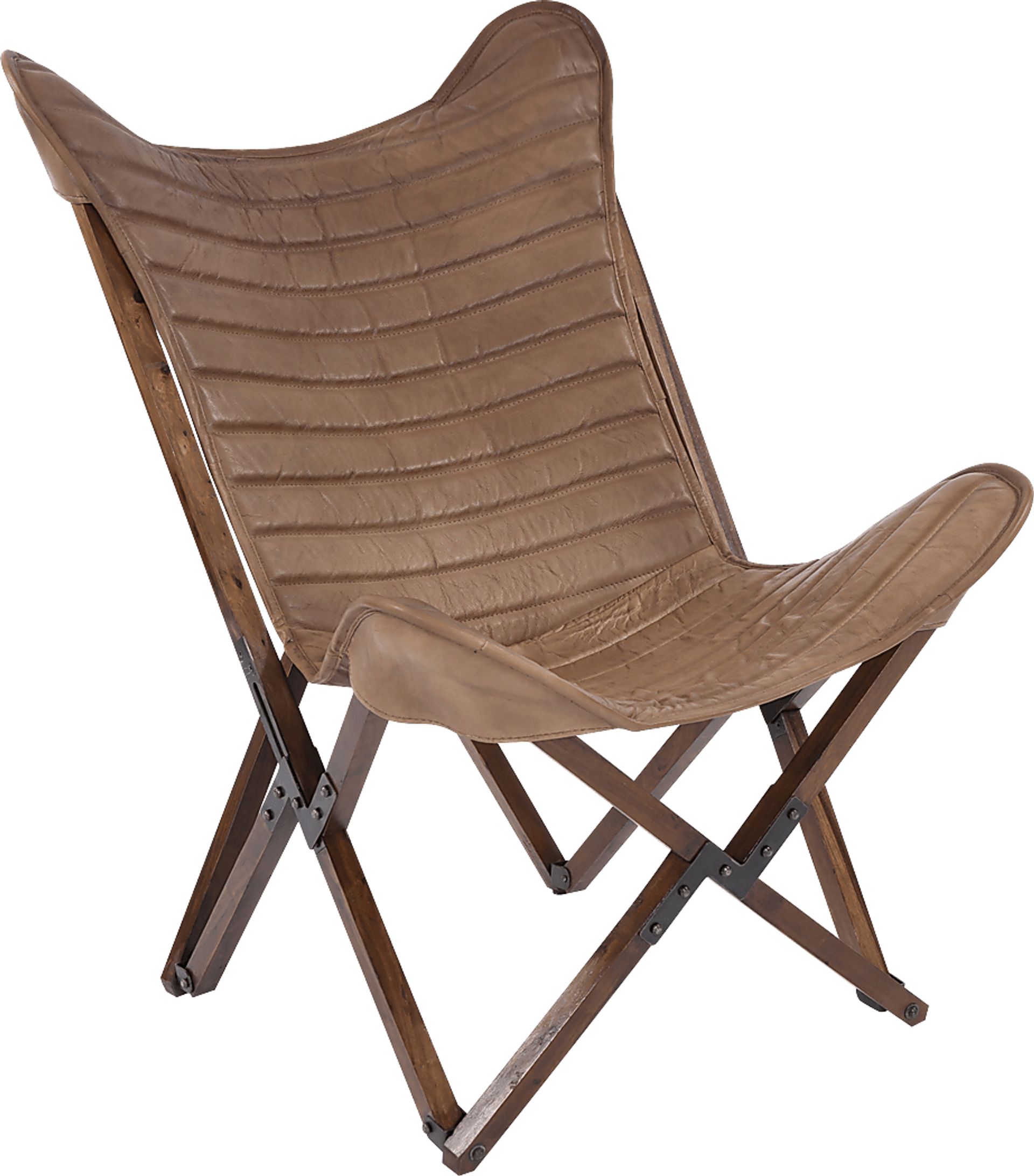 Inyo Brown Accent Chair - Image 1