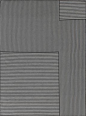 Iomeina Black 5'3 x 7' Area Rug