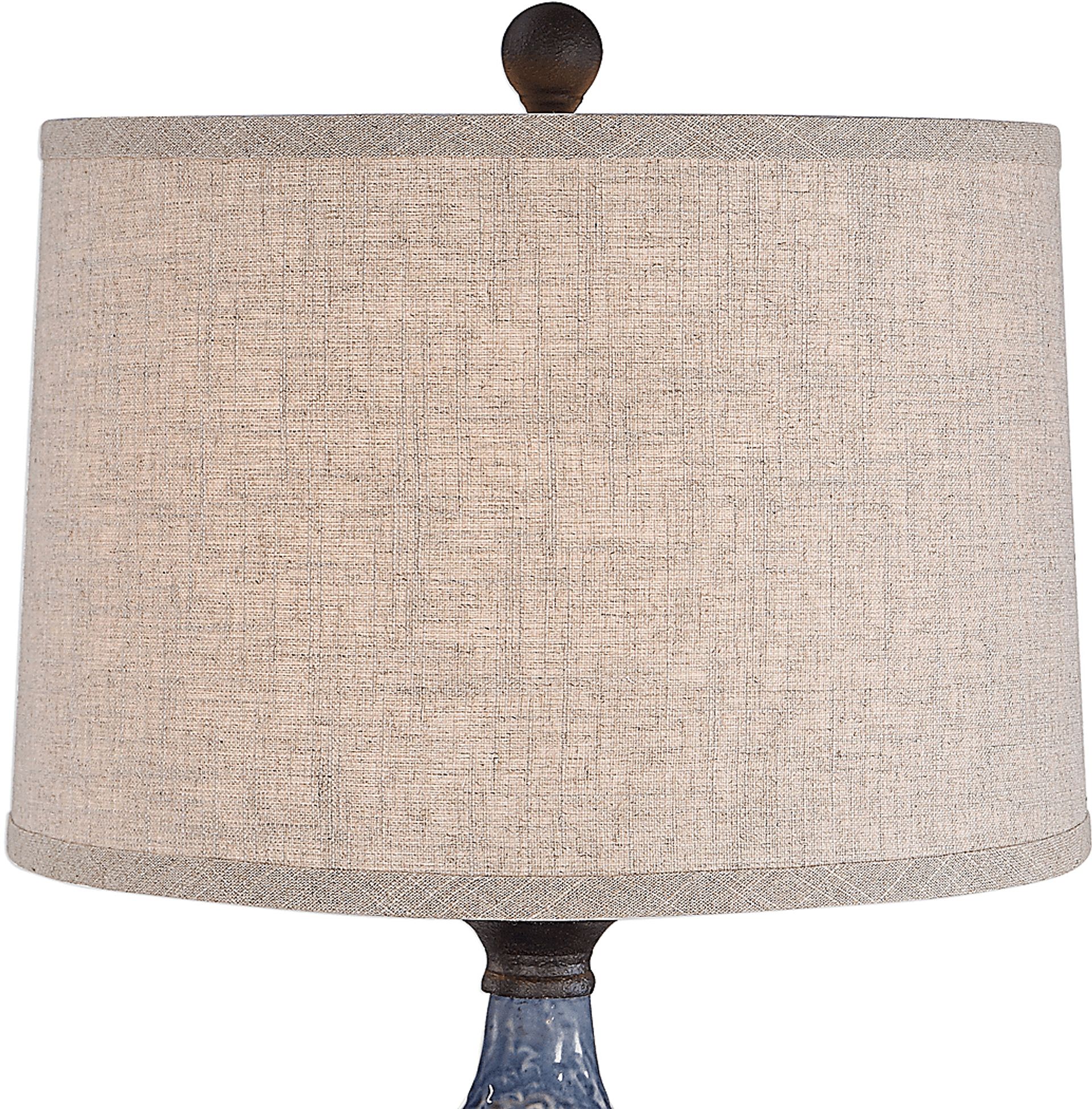 Ira Lane Blue Lamp - Image 2