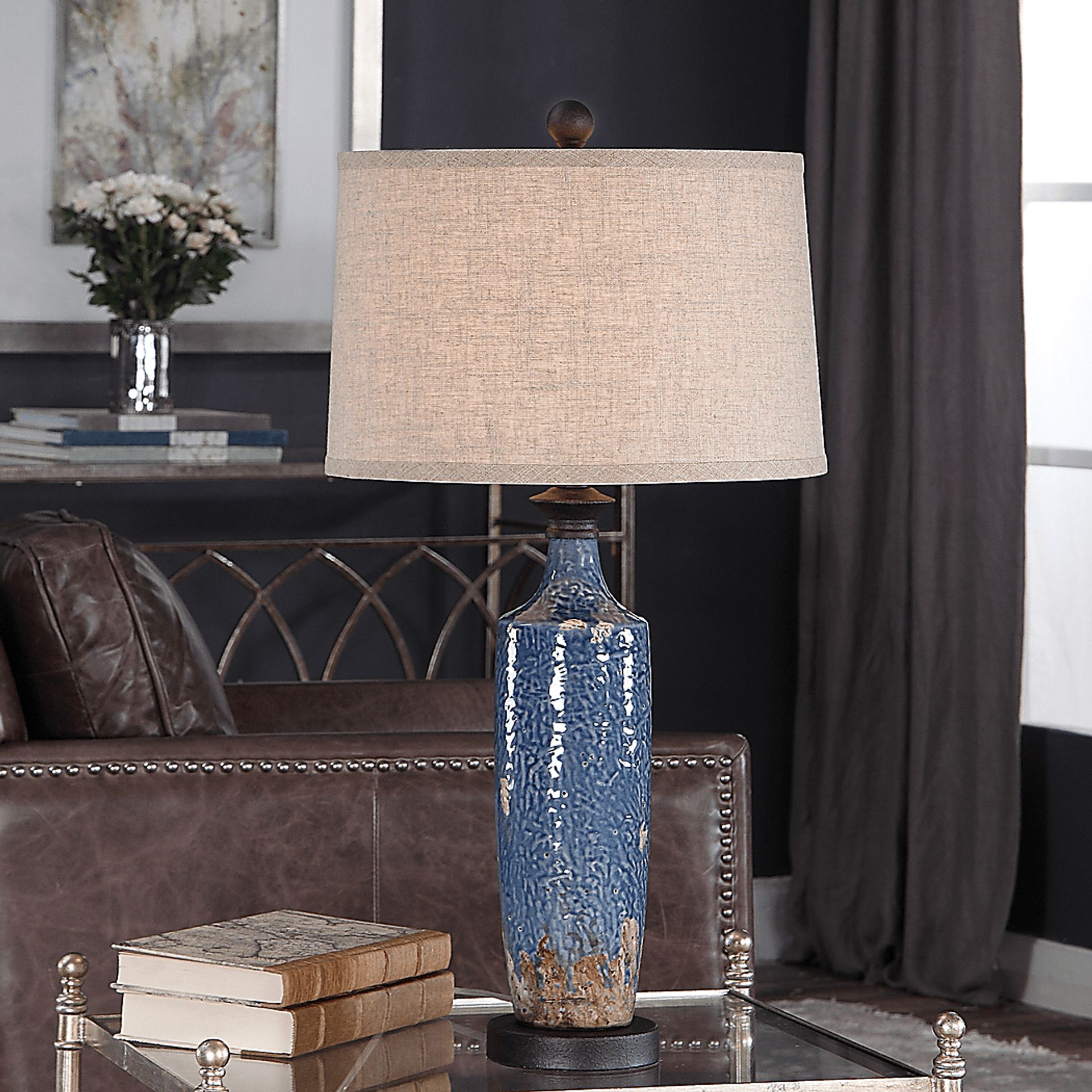 Ira Lane Blue Lamp - Image 5