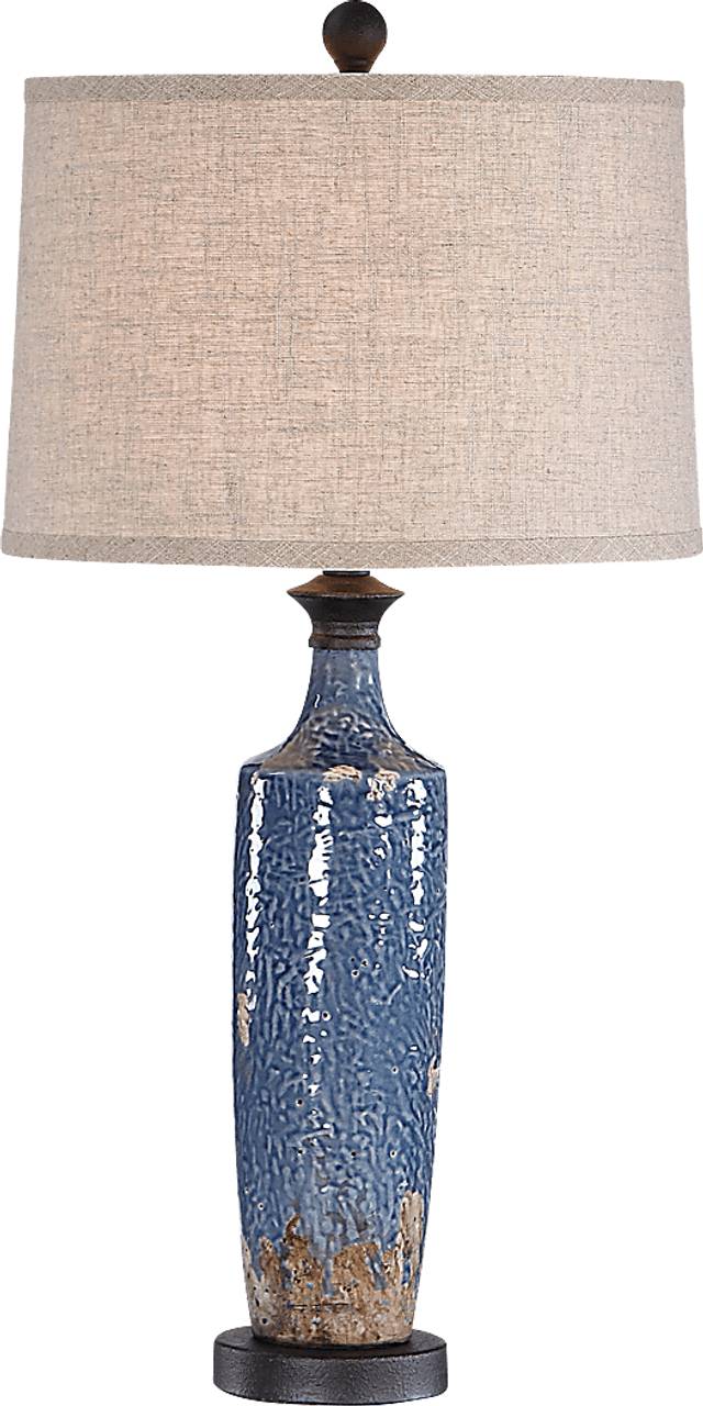 Ira Lane Blue Lamp - Thumbnail - Image 1
