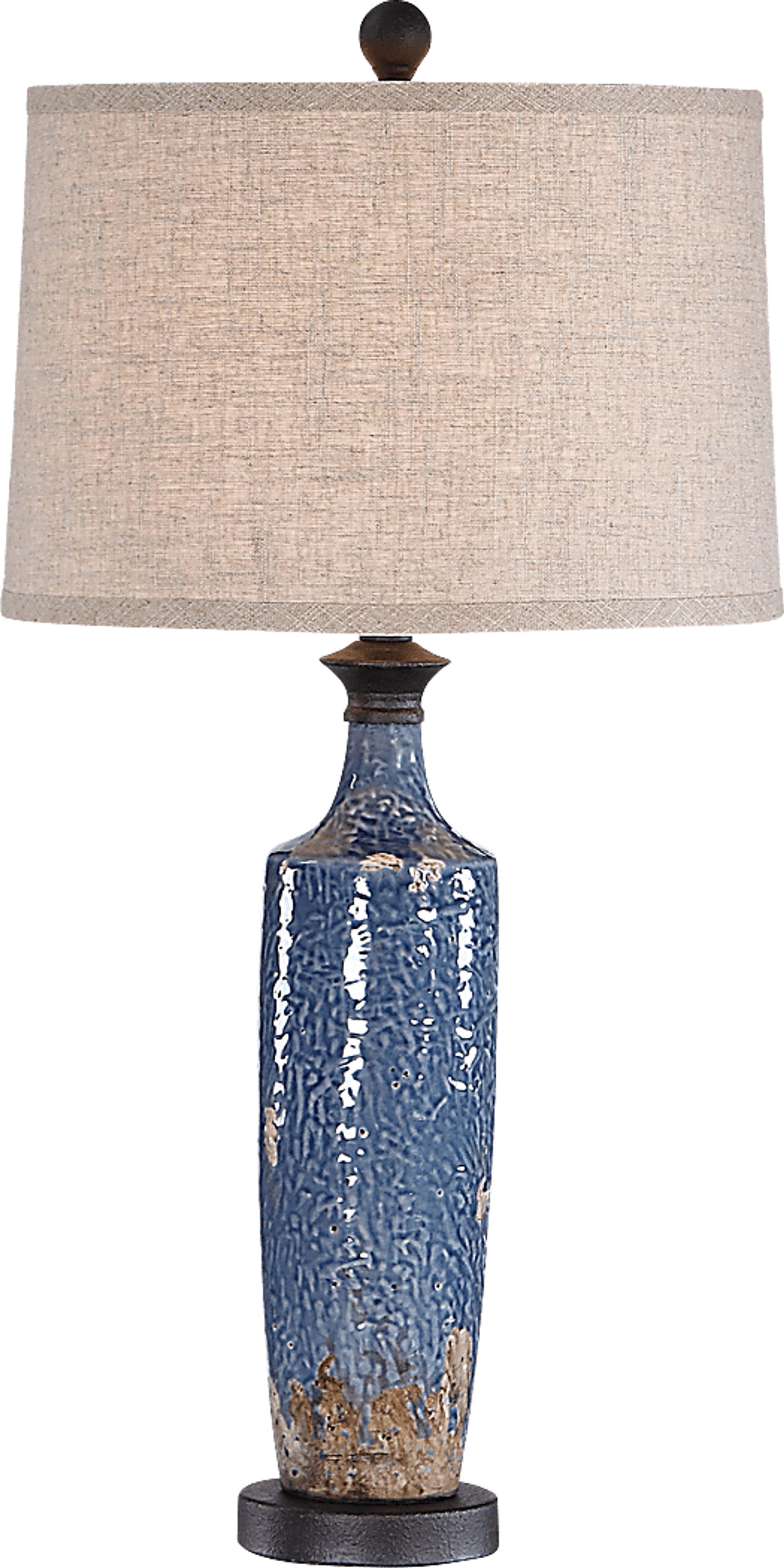 Ira Lane Blue Lamp - Image 1