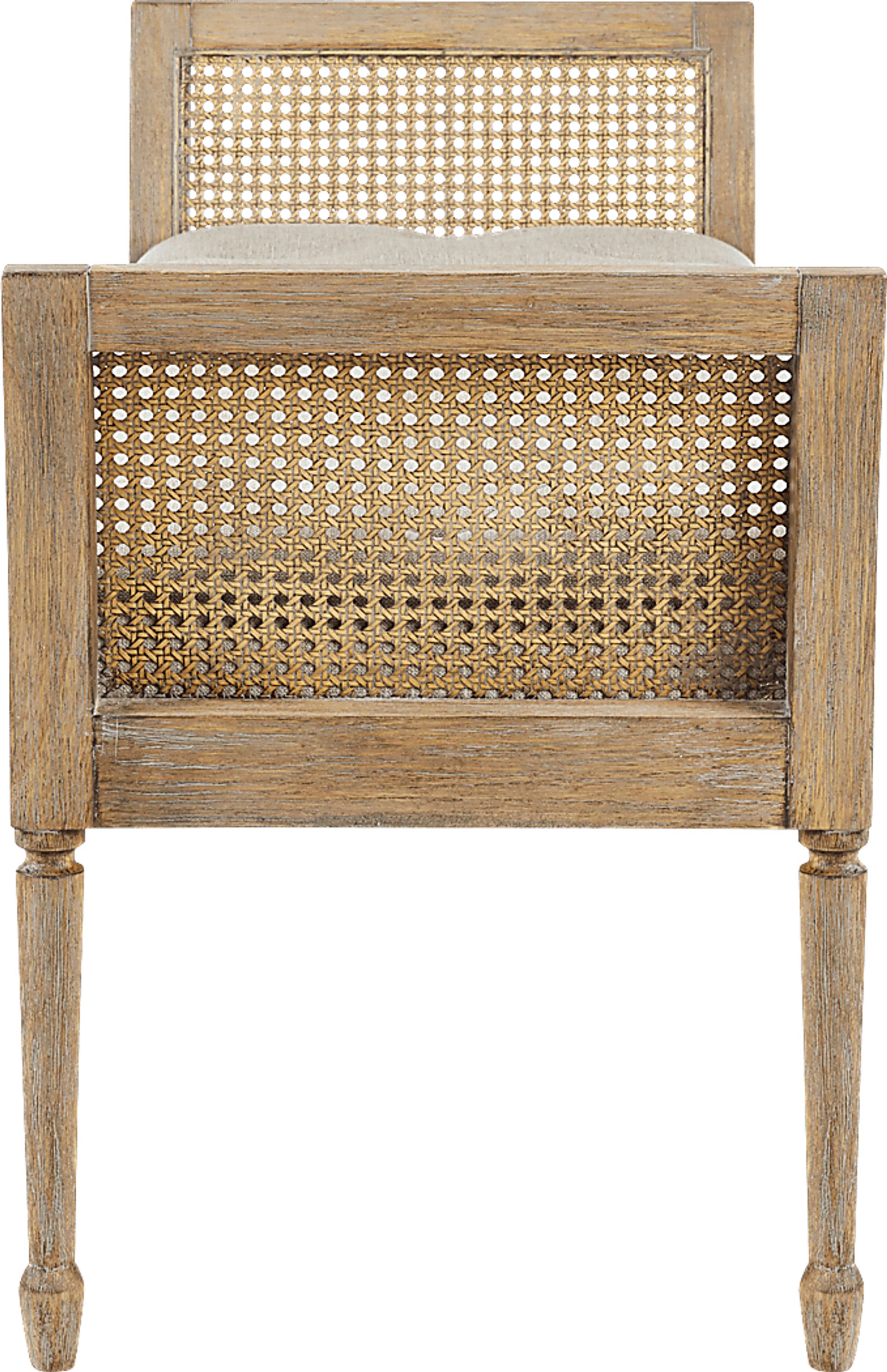 Iralou Natural Accent Bench - Image 3