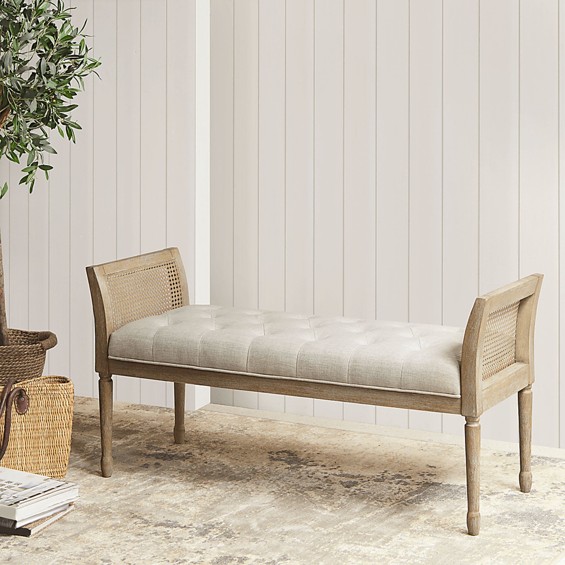 Iralou Natural Accent Bench - Image 7