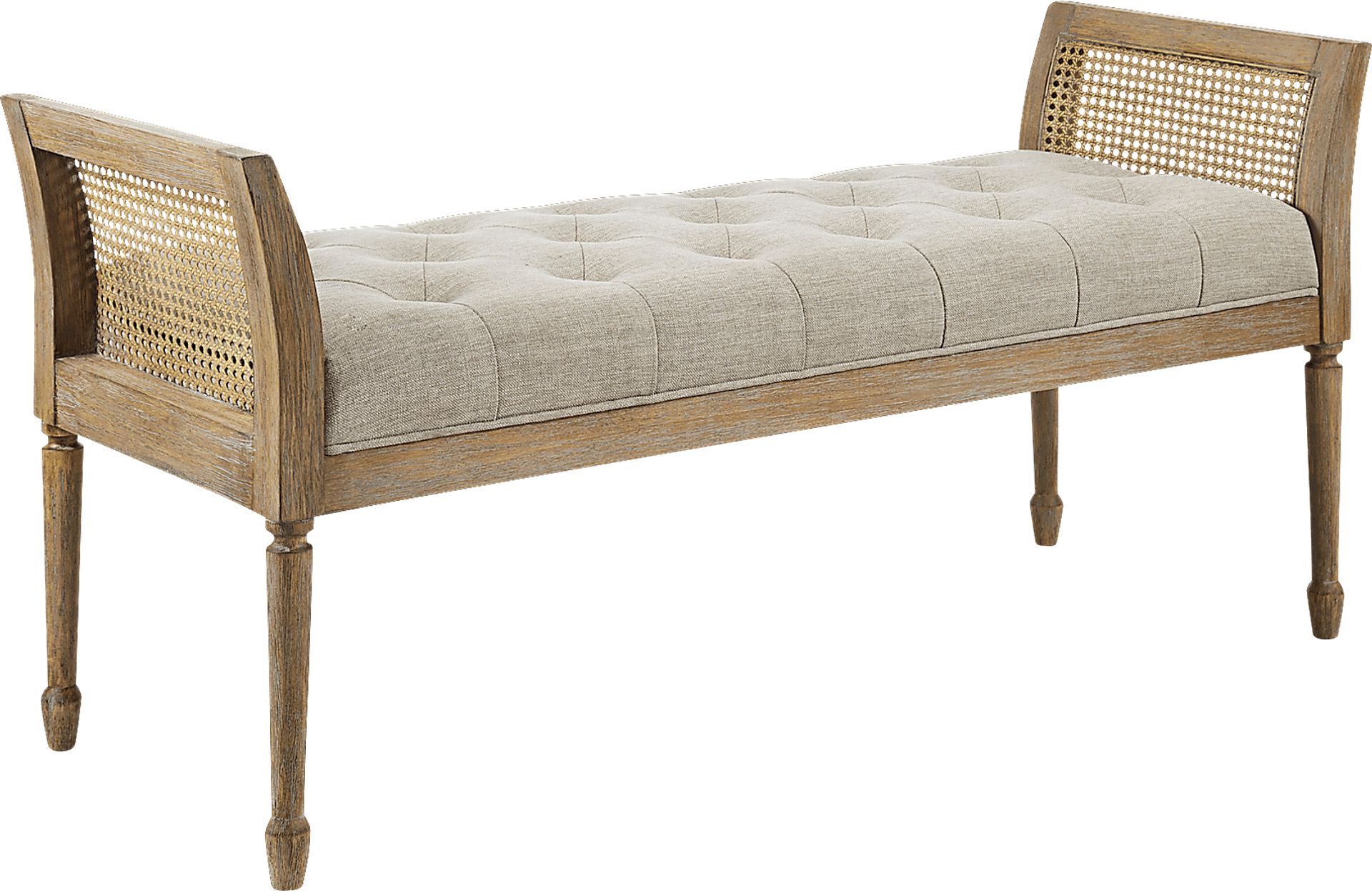 Iralou Natural Accent Bench - Image 1