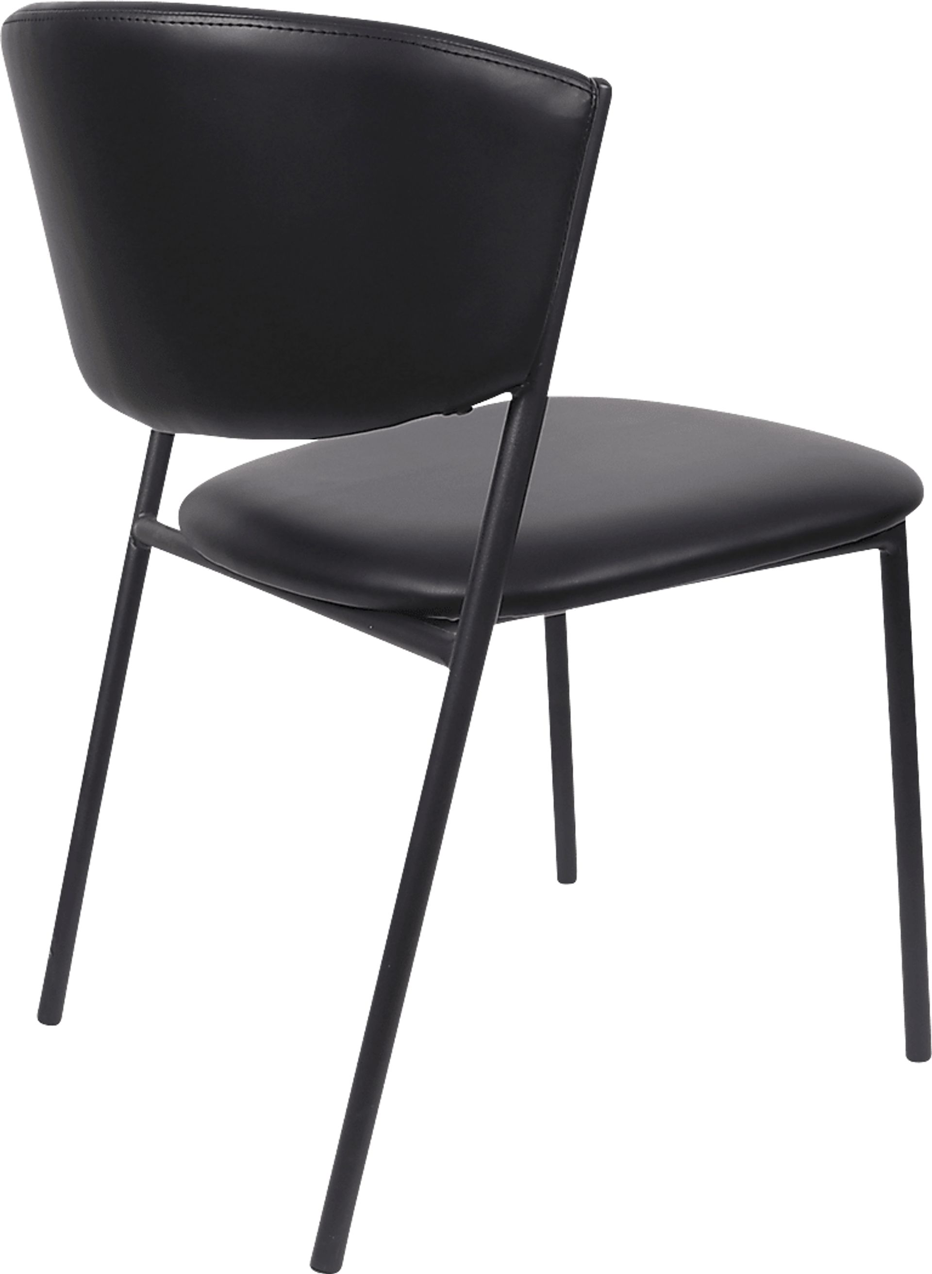 Iramse Black Side Chair, Set of 4 - Image 4
