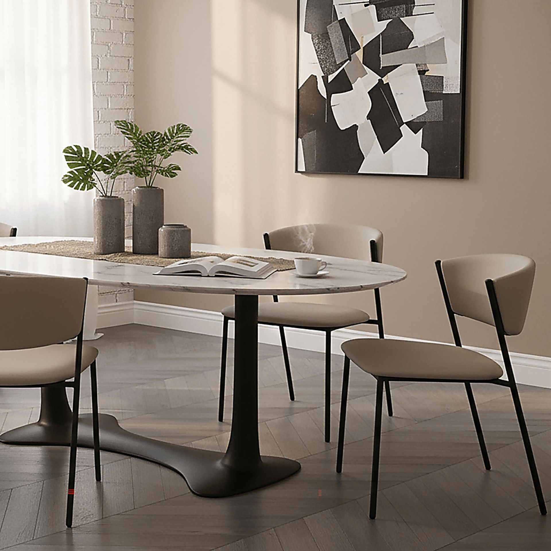 Iramse Gray Side Chair, Set of 4 - Image 2