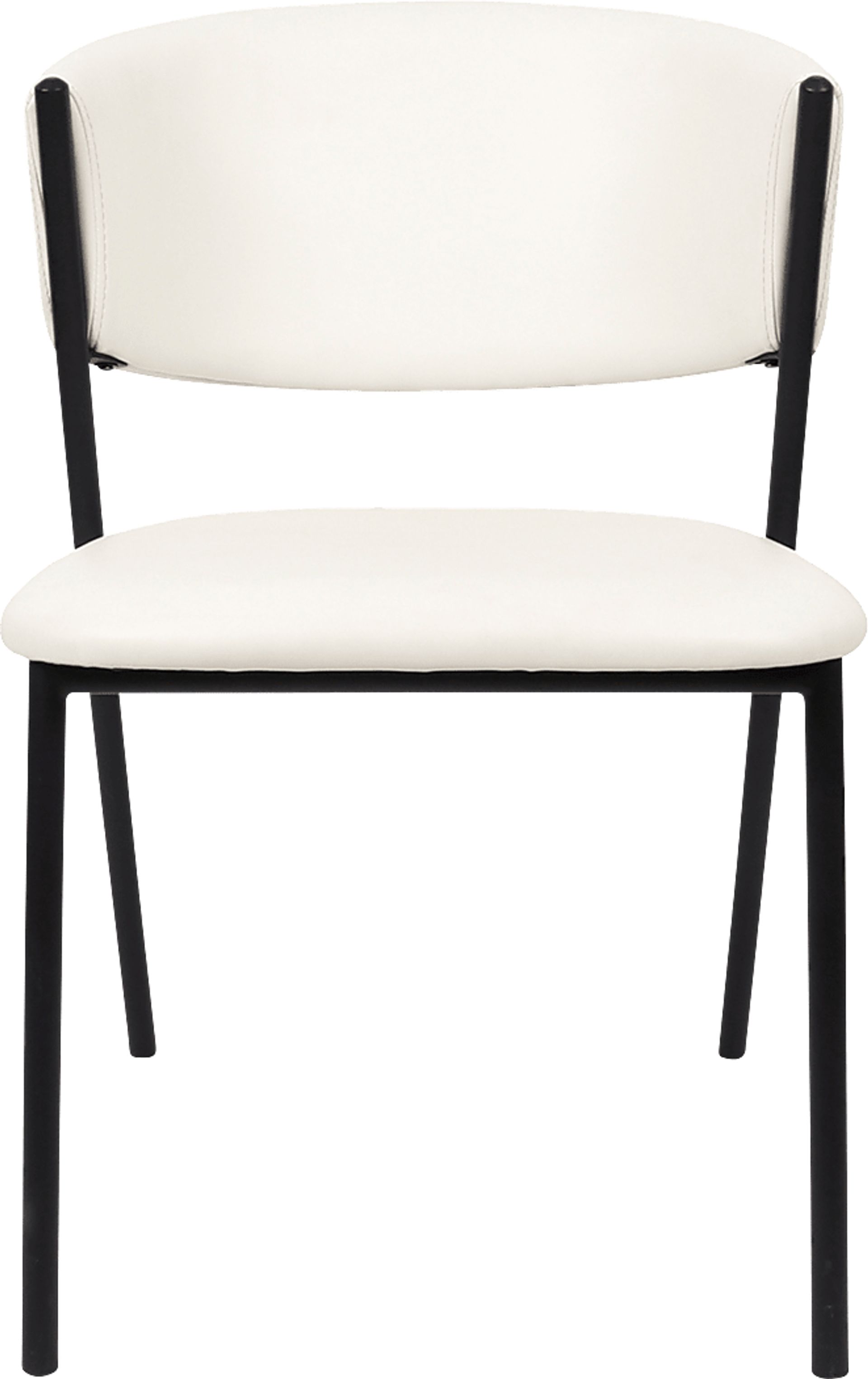 Iramse White Side Chair, Set of 4 - Image 3