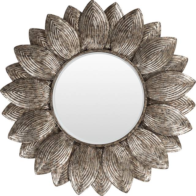 Irelyn Pewter Mirror - Thumbnail - Image 1