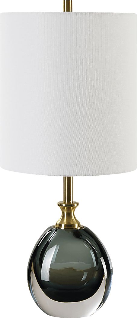 Irene Hills Teal Lamp