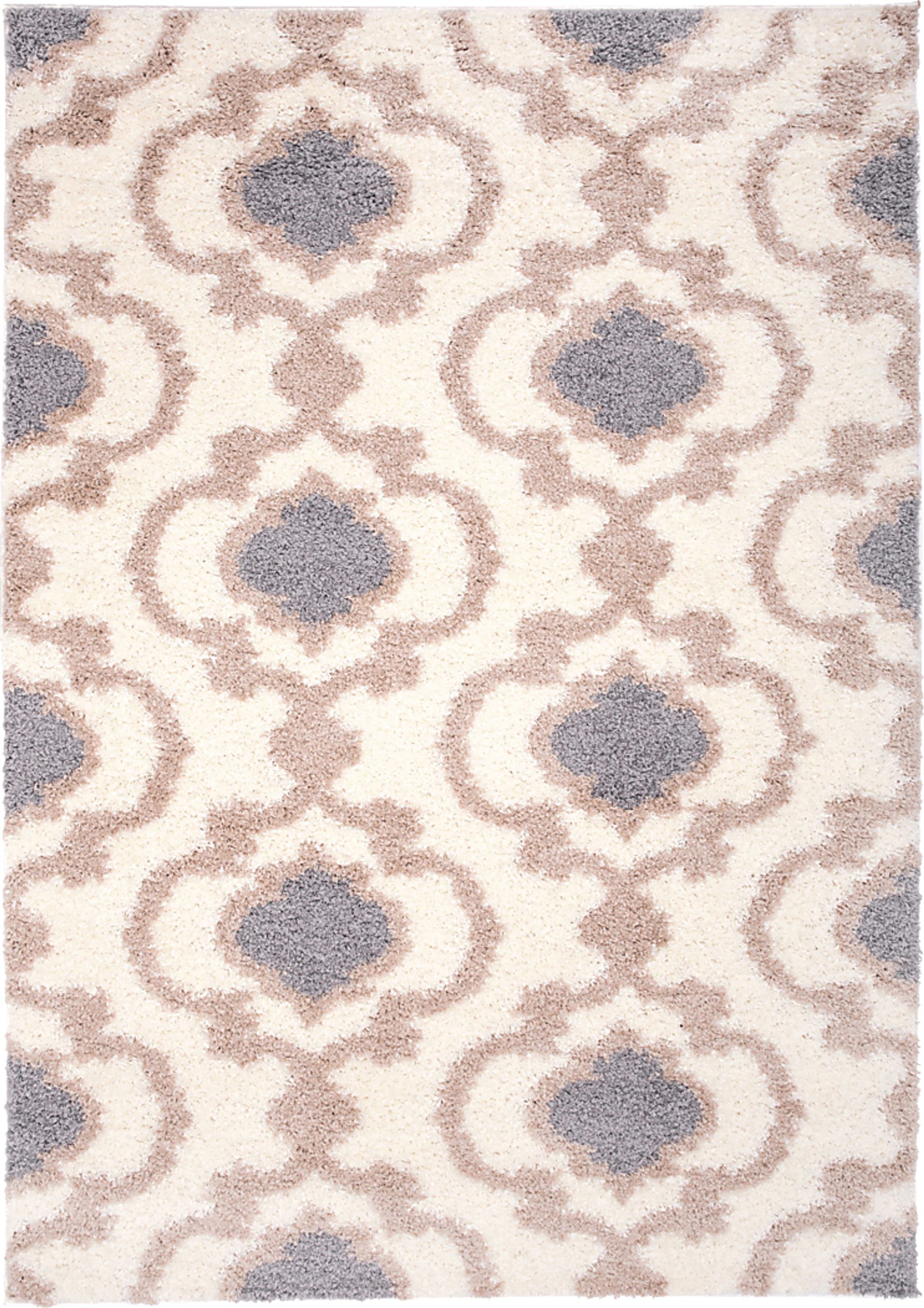 Irenee Cream 5'3 x 7'3 Rug - Image 1