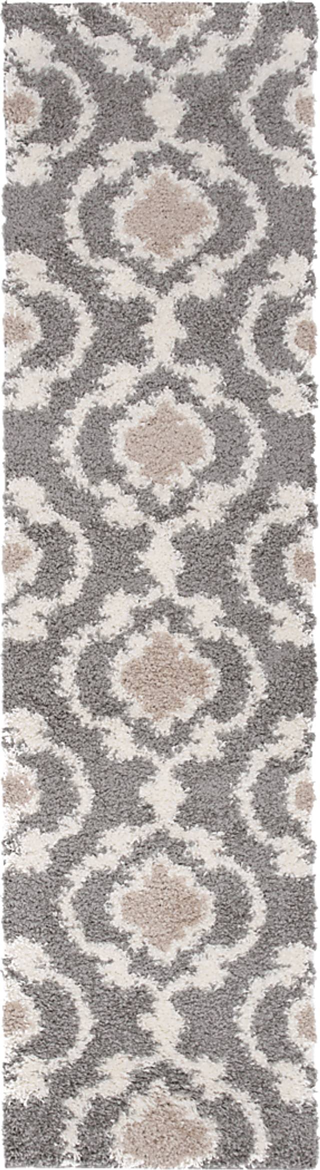 Irenee Gray 2' x 7'2 Runner Rug - Thumbnail - Image 1