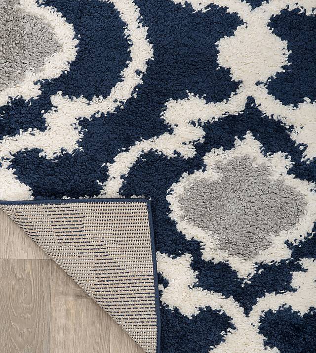 Irenee Navy 3'3 x 5' Rug - Thumbnail - Image 2