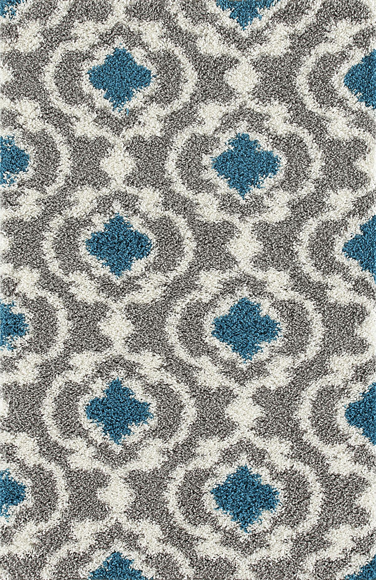 Irenee Turquoise Blue Rug | Rooms to Go
