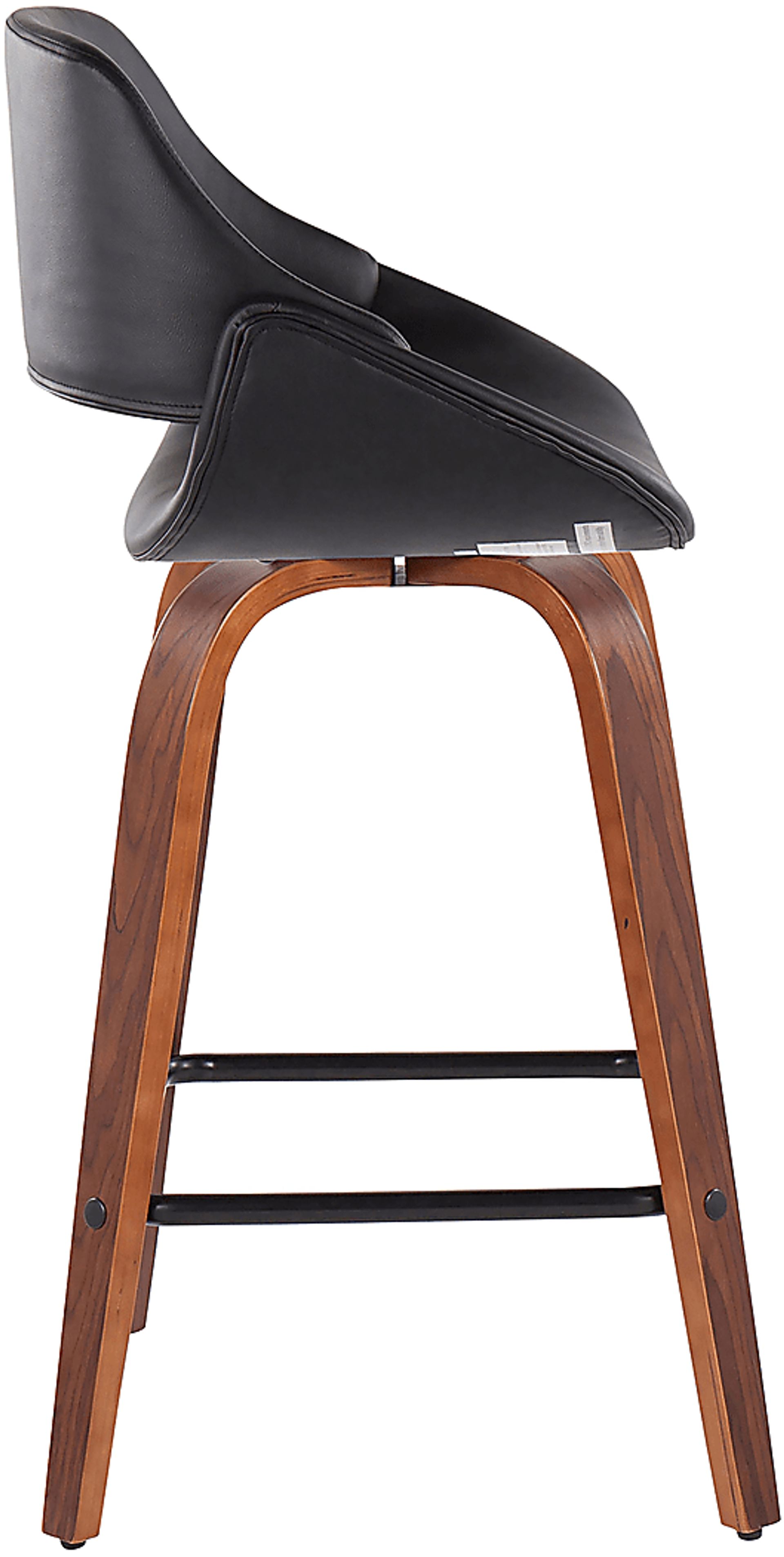 Irenor Black Counter Height Stool, Set of 2 - Image 3