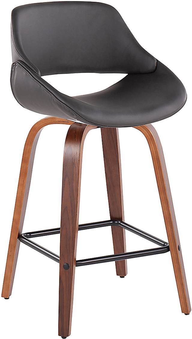 Irenor Gray Counter Height Stool, Set of 2 - Thumbnail - Image 2