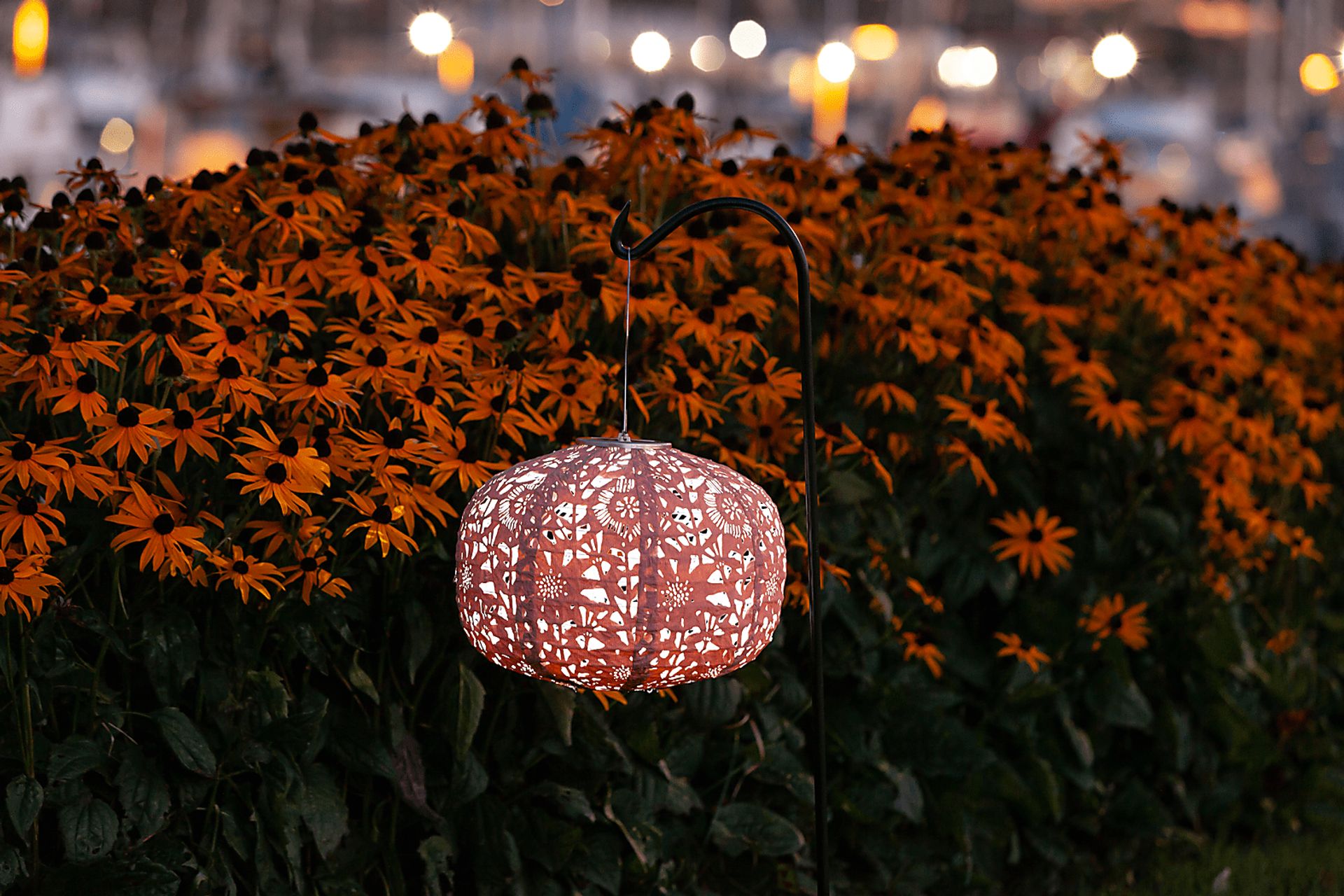 Irian Island Outdoor Clay Solar Lantern - Image 20