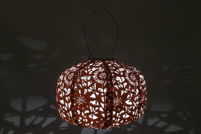 Irian Island Outdoor Clay Solar Lantern - Thumbnail - Image 25