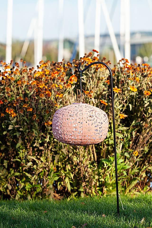 Irian Island Outdoor Clay Solar Lantern - Thumbnail - Image 8