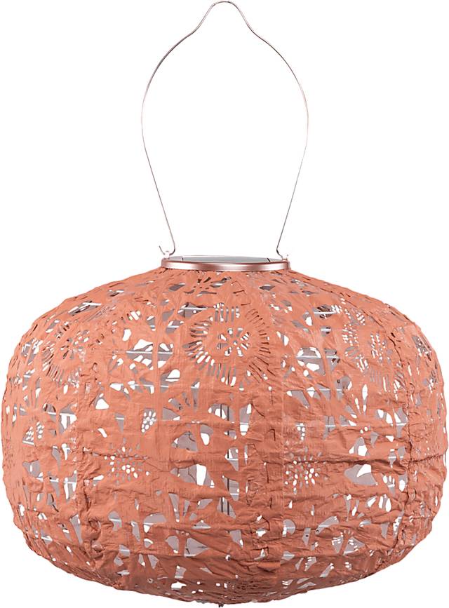 Irian Island Outdoor Clay Solar Lantern - Thumbnail - Image 1