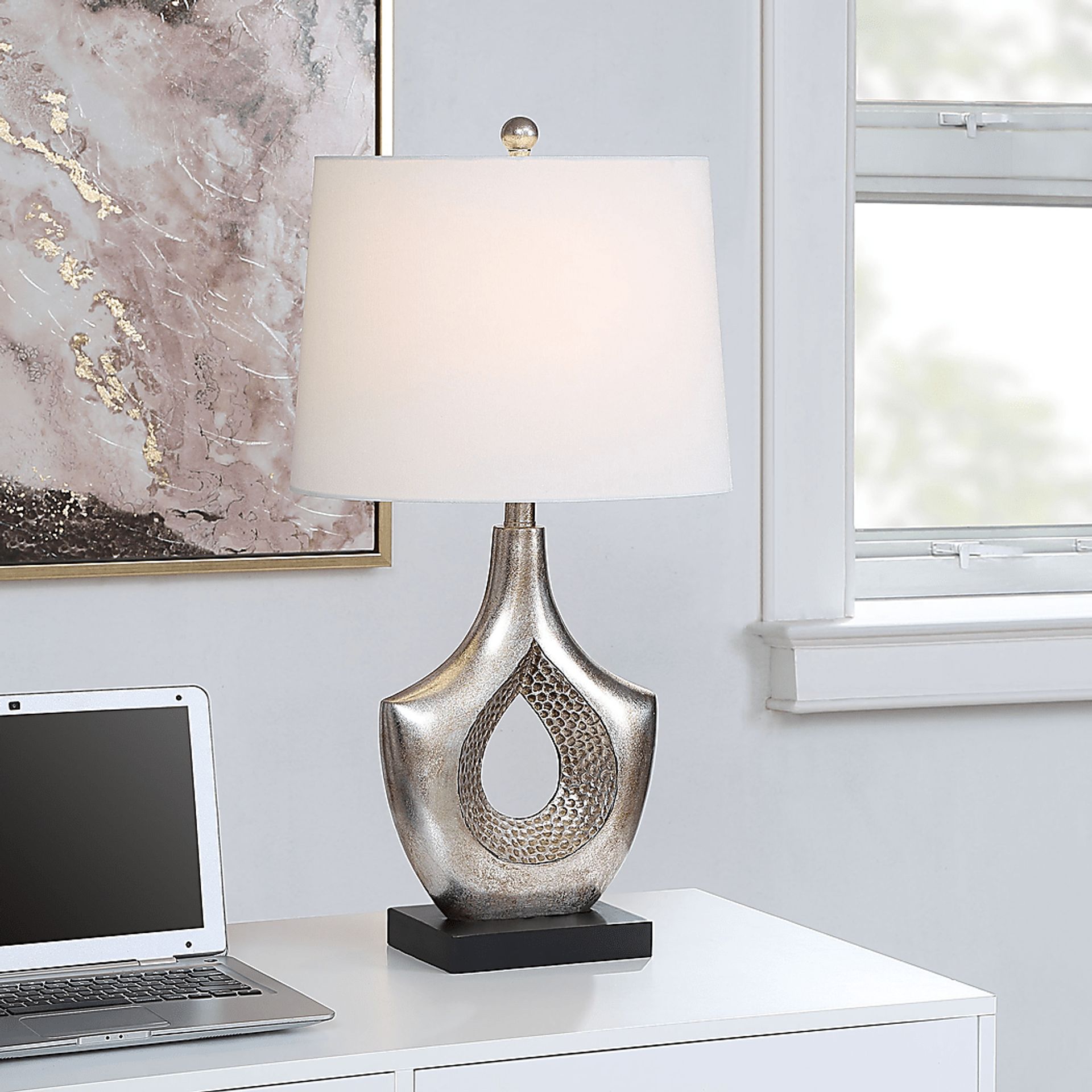 Iris Club Silver Lamp - Image 5