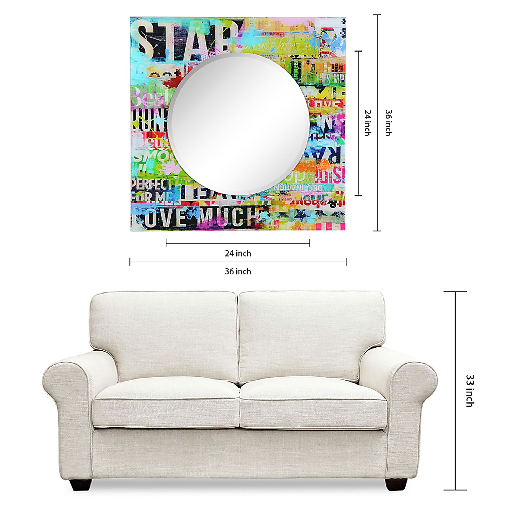 Irissa Multi Square Mirror - Image 7