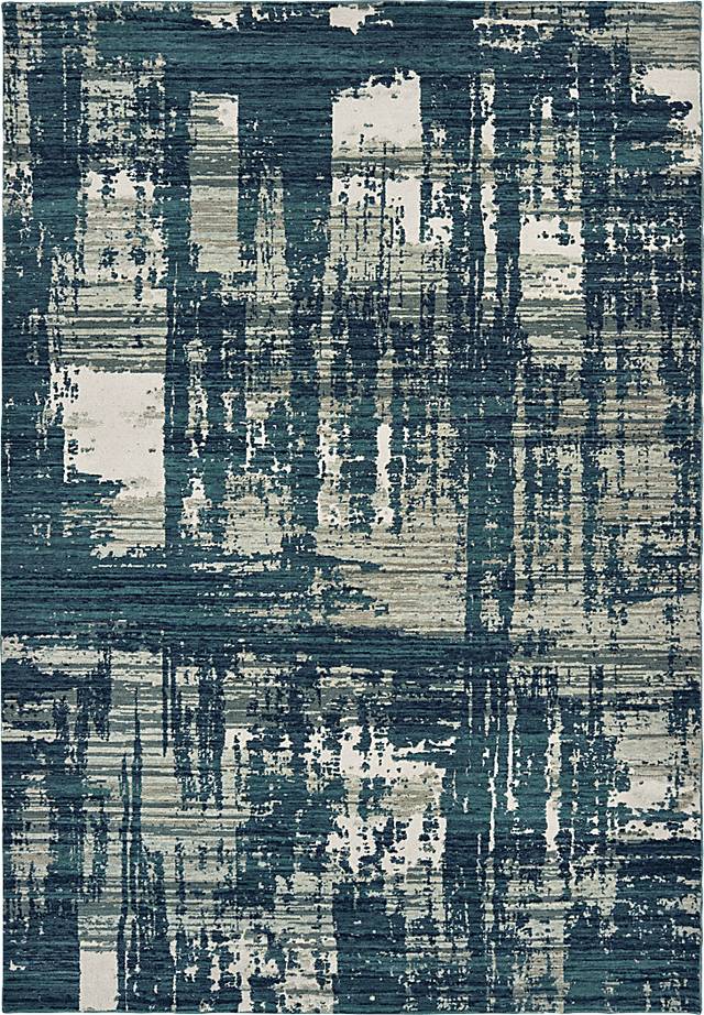 Iriye Blue 7'10 x 10'10 Rug - Thumbnail - Image 1