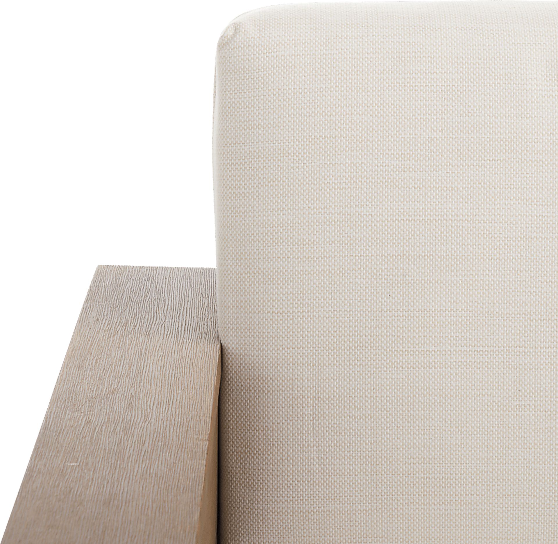 Irocana Natural Outdoor Sofa with Beige Cushions - Image 5