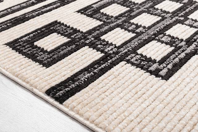 Irolam Black 5'7 x 7'7 Rug - Thumbnail - Image 6