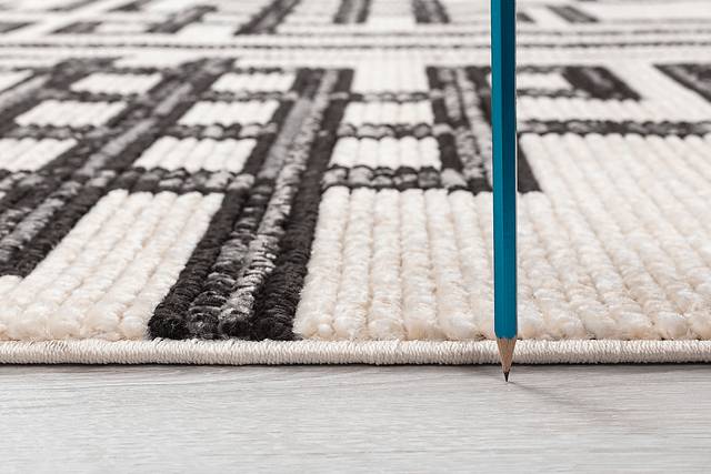 Irolam Black 5'7 x 7'7 Rug - Thumbnail - Image 7