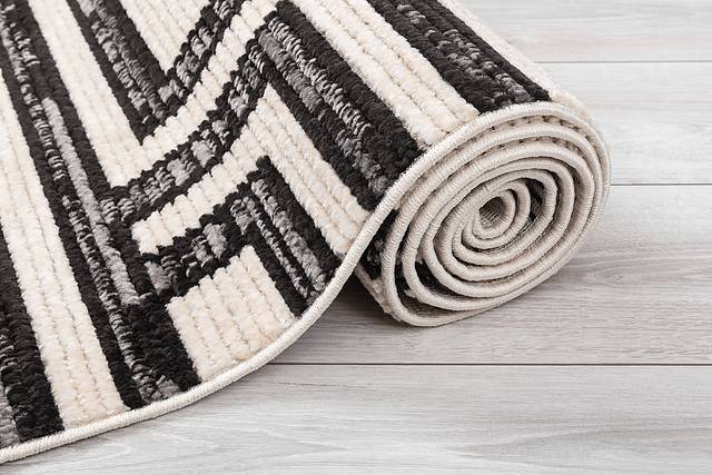 Irolam Black 5'7 x 7'7 Rug - Thumbnail - Image 8