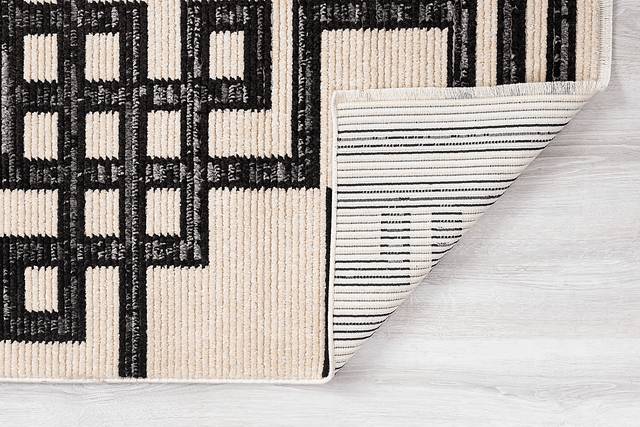 Irolam Black 5'7 x 7'7 Rug - Thumbnail - Image 9