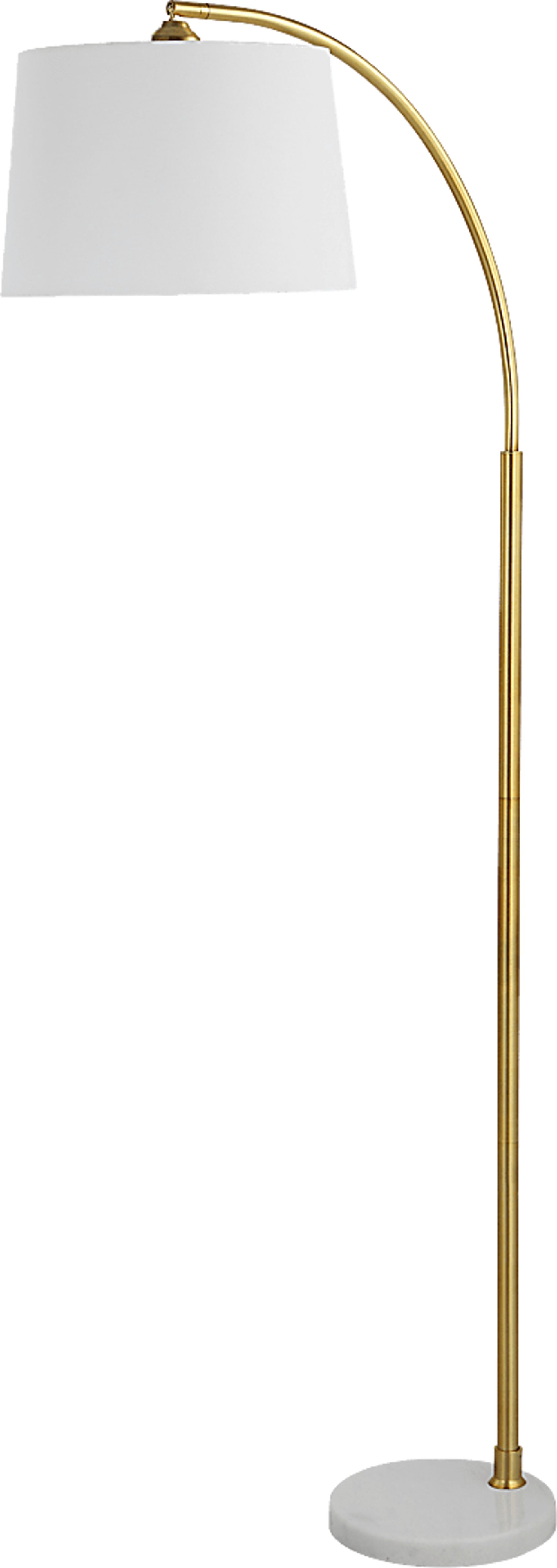 Irone Estates Gold Floor Lamp - Image 1