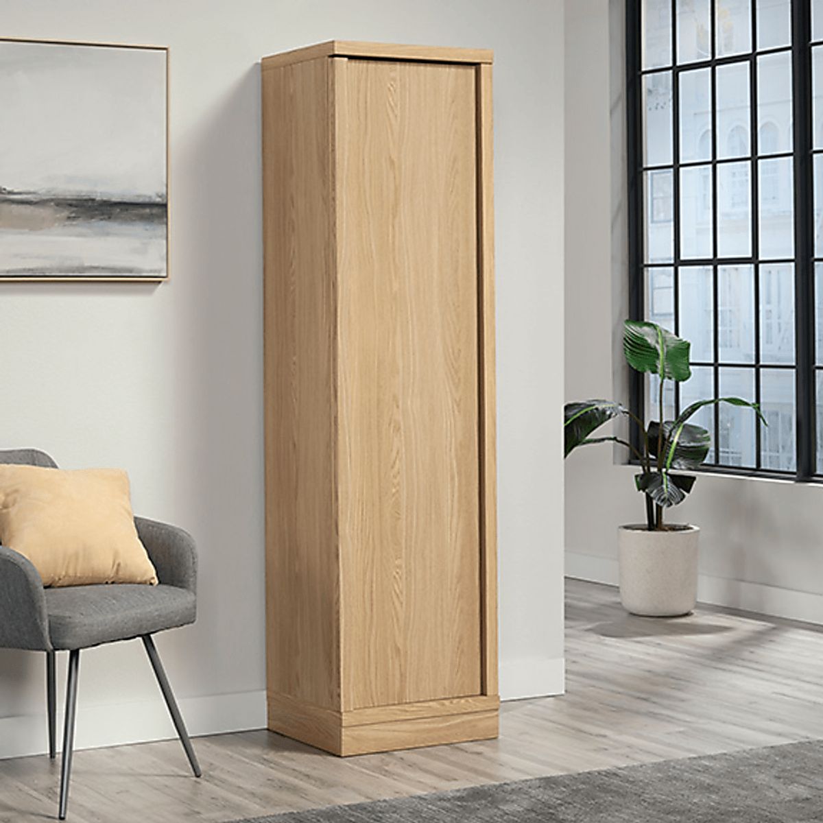 Ironhouse Brown Dark Wood Storage Cabinet | Rooms to Go