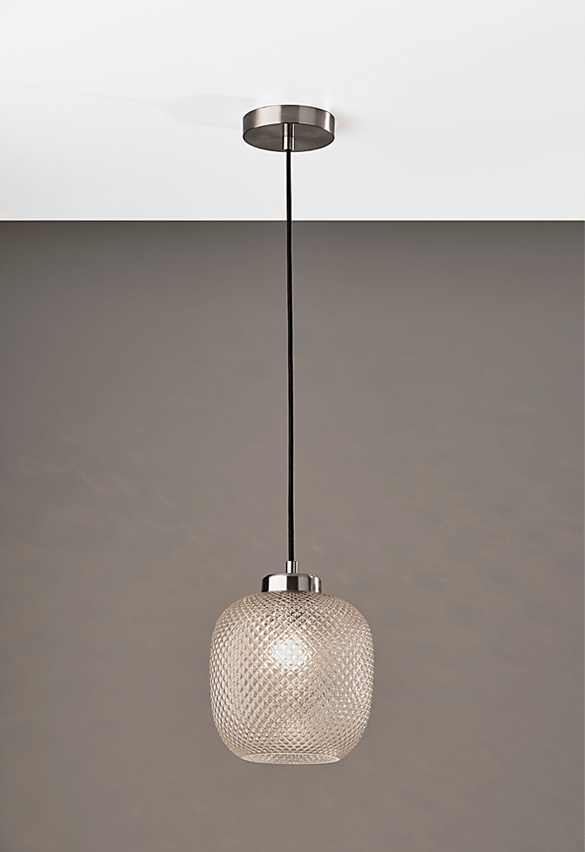 Iroquois Loop Brushed Steel Pendant - Image 2