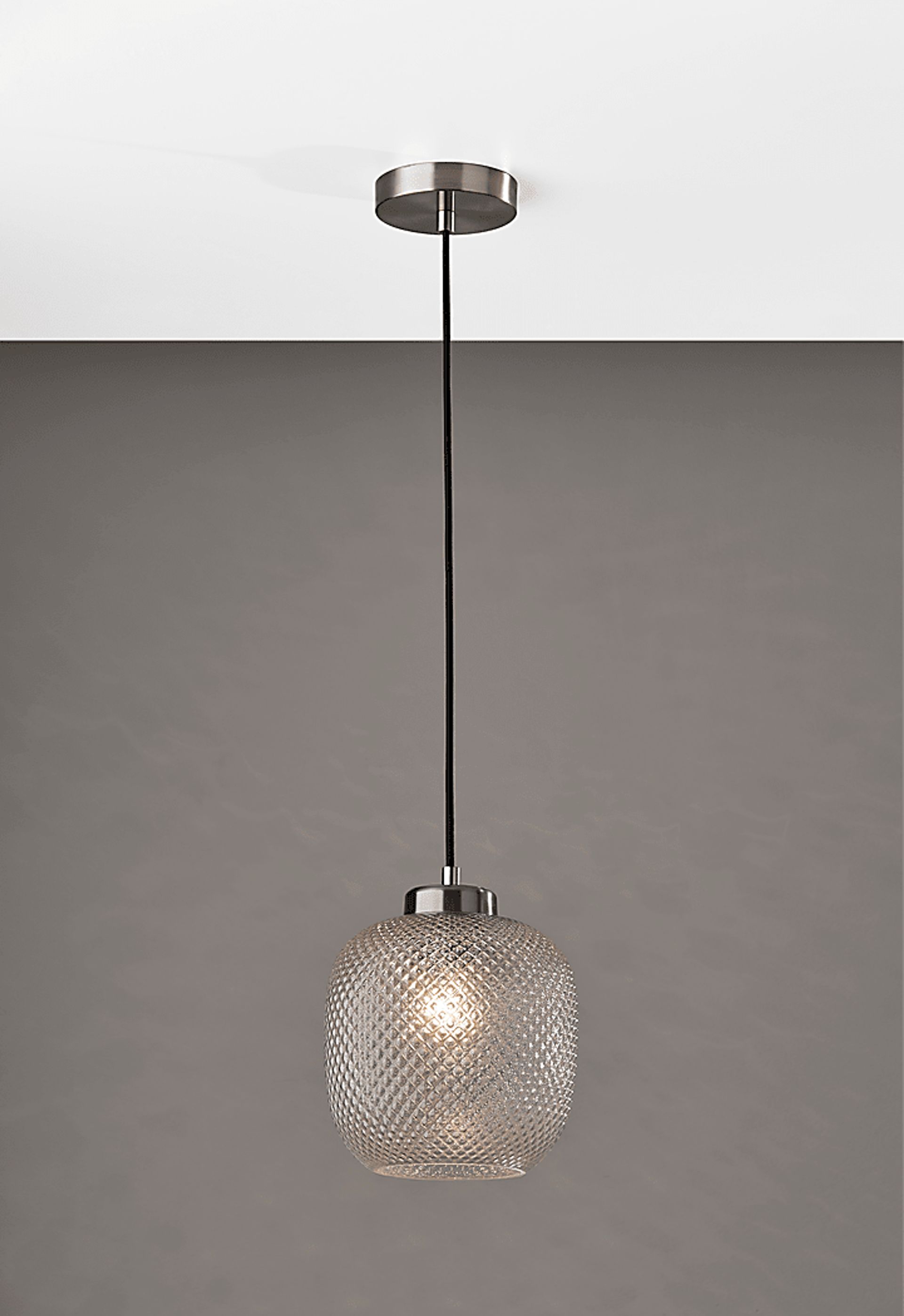 Iroquois Loop Brushed Steel Pendant - Image 4