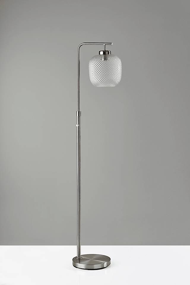 Iroquois Loop Clear Glass Floor  Lamp - Thumbnail - Image 2