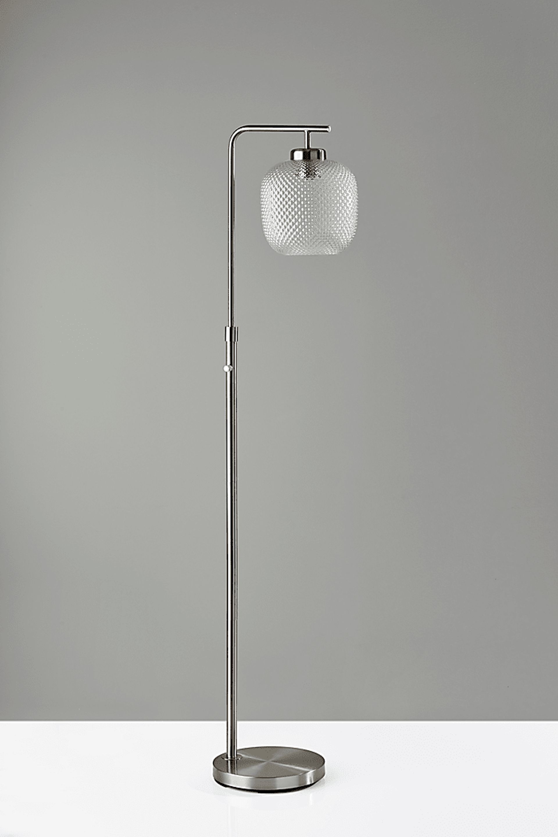 Iroquois Loop Clear Glass Floor  Lamp - Image 2