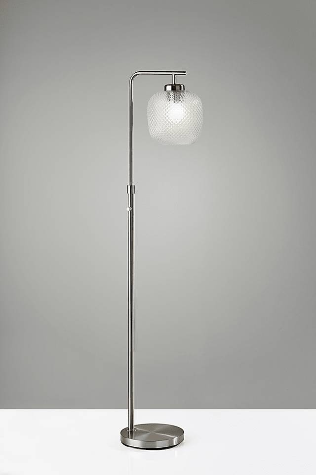 Iroquois Loop Clear Glass Floor  Lamp - Thumbnail - Image 3