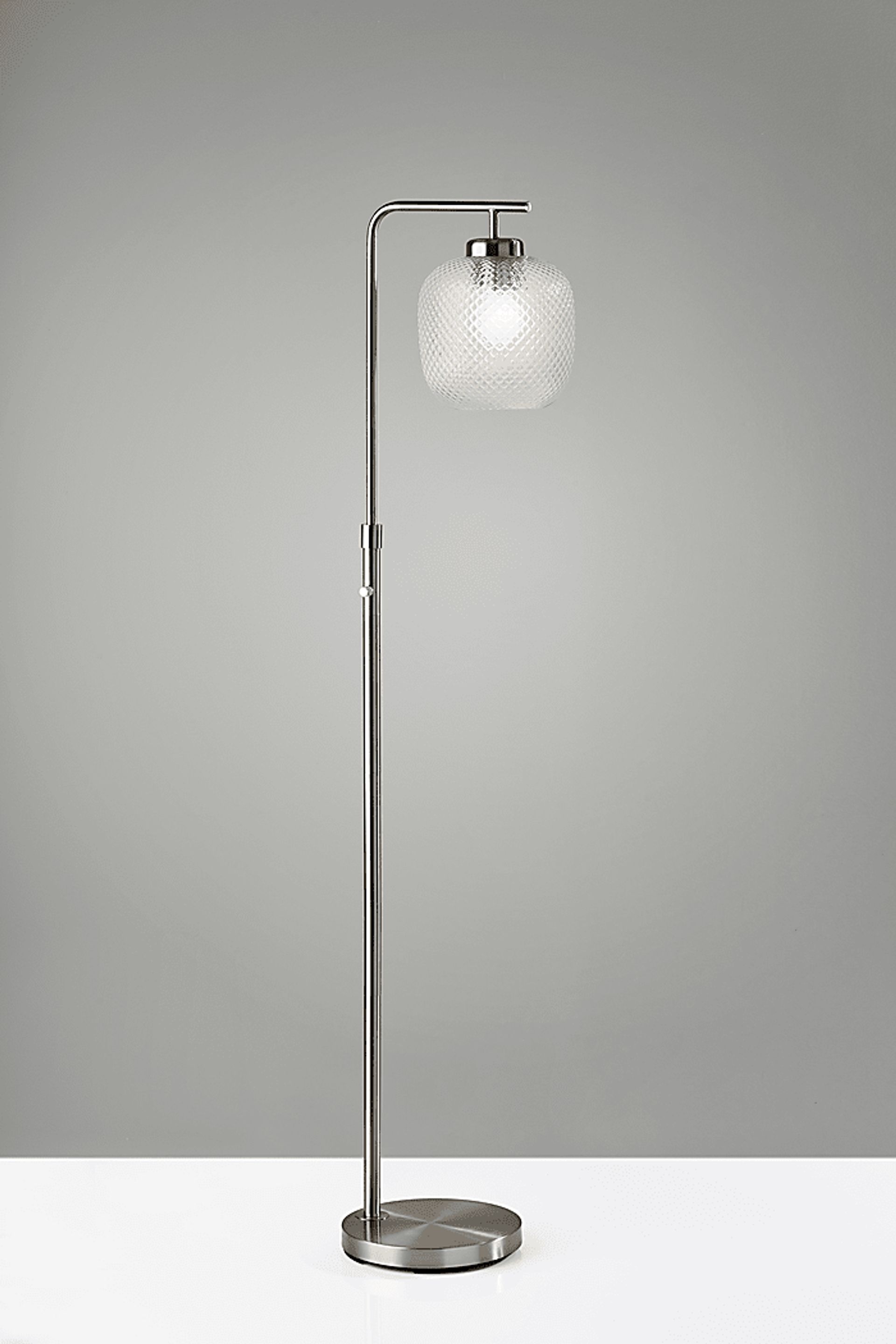 Iroquois Loop Clear Glass Floor  Lamp - Image 3